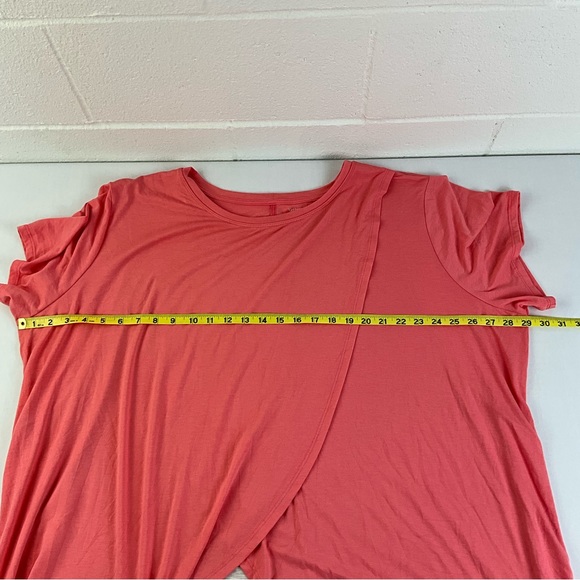 Motherhood Maternity nursing coral pink top women’s size 3X - Picture 9 of 11